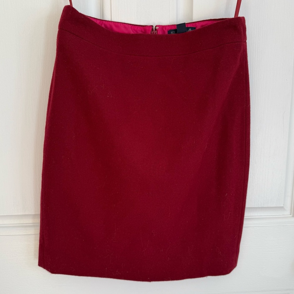 J. Crew Wool Pencil Skirt, 00P